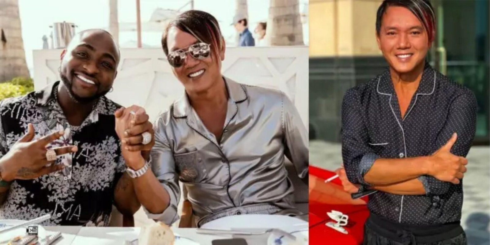 “So happy my bro @davido confirmed.." - Chinese Millionaire, Stephen Hung excited to confirm Davido's performance at the Qatar World Cup closing ceremony