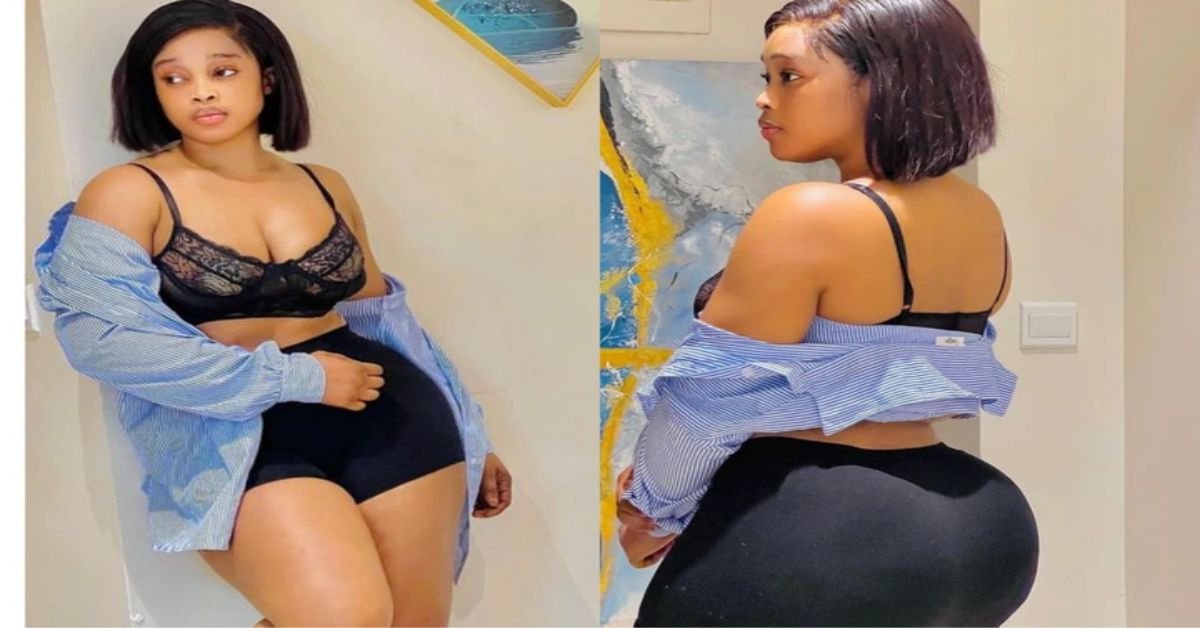 "Your Market Go Sell IJN" - Netizens React To Actress, Princess Salt Flaunts Her BackSide in New Post