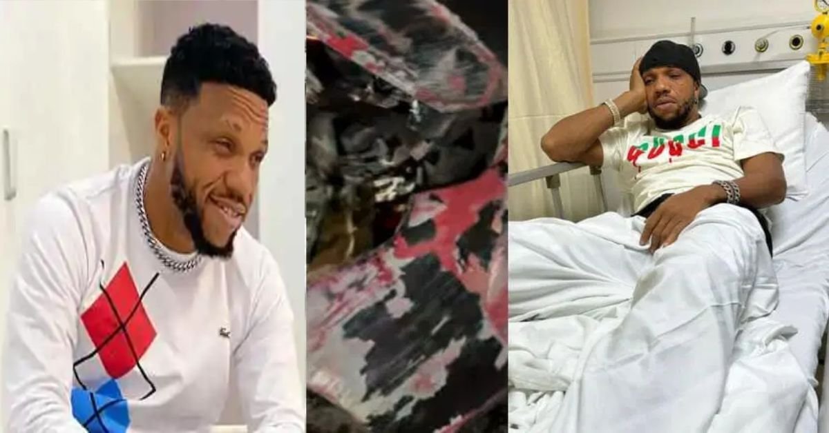 Actor Charles Okocha survives ghastly motor accident on third mainland bridge —VIDEO