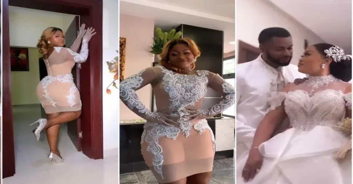 "Local girl, Zero Percent Classy" - Destiny Etiko mocked over outfit to Nkiru Sylvanus’ wedding (VIDEO)