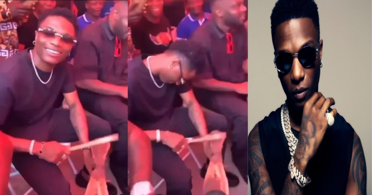 “That’s why I love OBO,” – Video of Wizkid flaunting drumming skills at an event in Ghana while elections are ongoing in Nigeria sparks reactions (Watch)