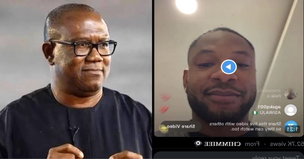 Ex-BBNaija Cross Apologizes For Calling Peter Obi Selfish (Video)