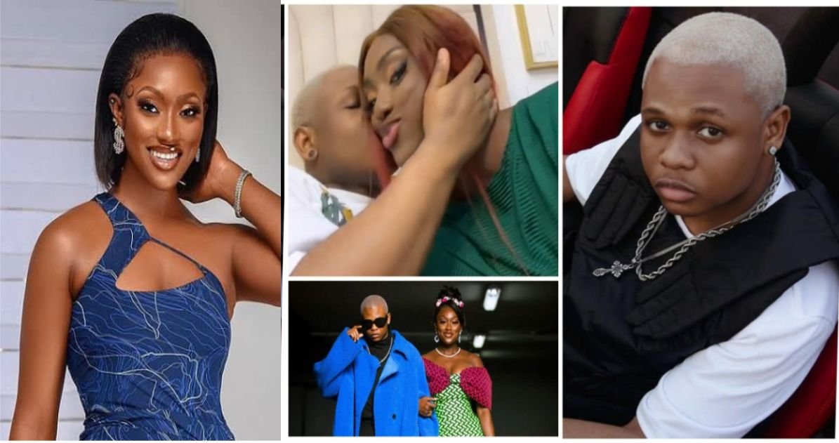 Boyspyce shares lovely moment with Linda Osifo, k!sses her in loved up video