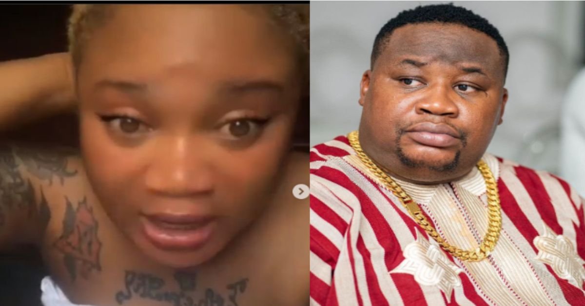 “Men who post their wives cheat the most” — Actress Esther berates Cubana Chief Priest following rumors of having child outside marriage