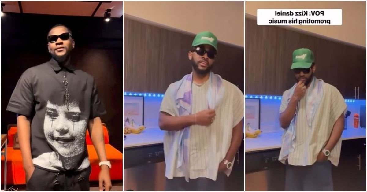 Kizz Daniel’s lookalike leaves netizens in awe as he mimics singer’s style in viral video