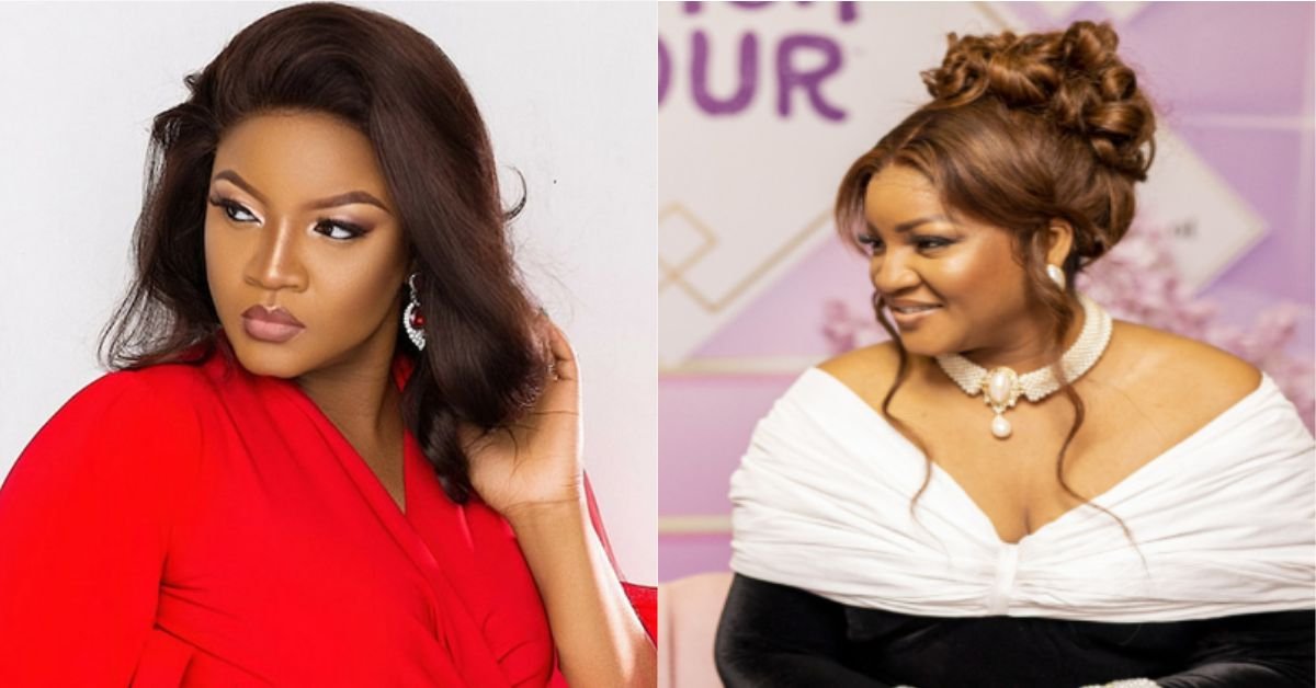 I started having kids at 19 — Omotola narrates her ‘flex’ as son picks her from airport