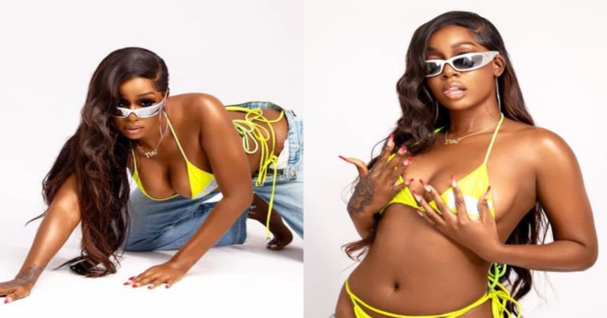 "You are lucky I'm married"- BBN Star, Tolanibaj Bikini pictures stir reactions (Photos)