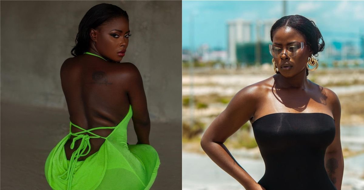 BBN Star, Khloe Causes Stir Online As She Shows Off Her Beauty In Backless Outfit