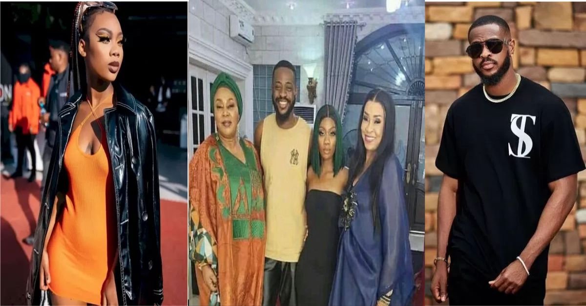 "This Ship Must Work Oh"- Reactions As Yemi Introduces Blue Aiva To His Family (PHOTOS)