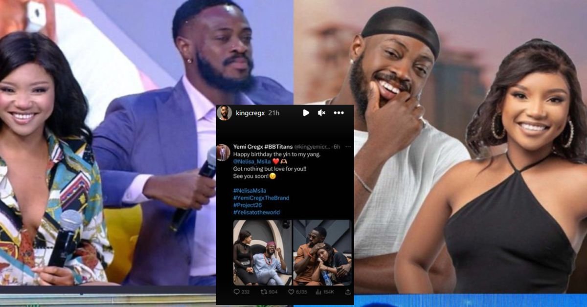 I love you – Yemi Cregx says as he wish Nelisa a Happy Birthday (VIDEO)