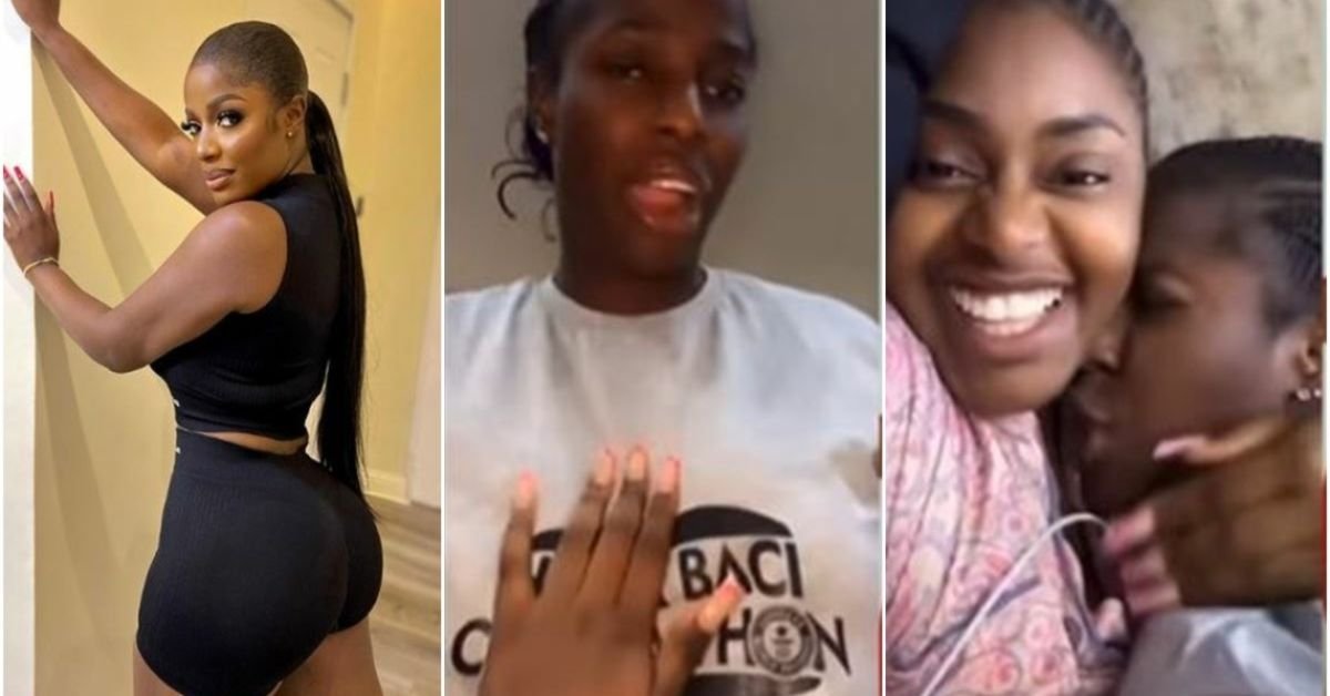 “She be l#sbian?” – Netizens Reacts To Video Of Hilda As She Reunite With Her Friends (VIDEO)