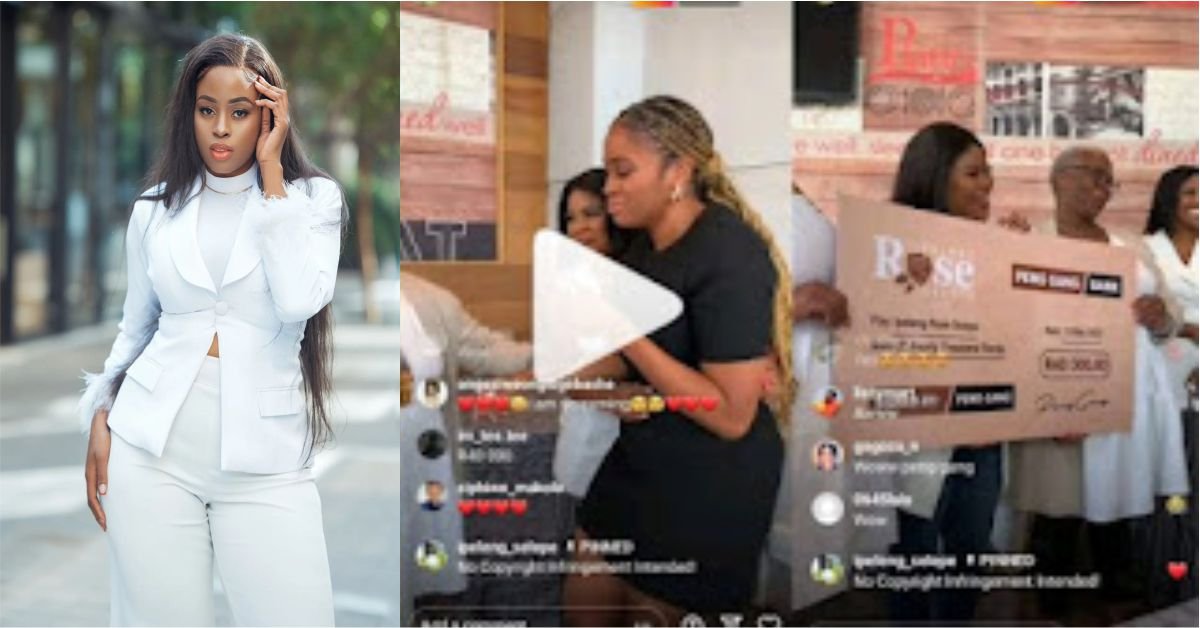 Ipeleng Breaks Down In Tears As Her Fans Gift Her R40,000 And Other Expensive Items (Video)