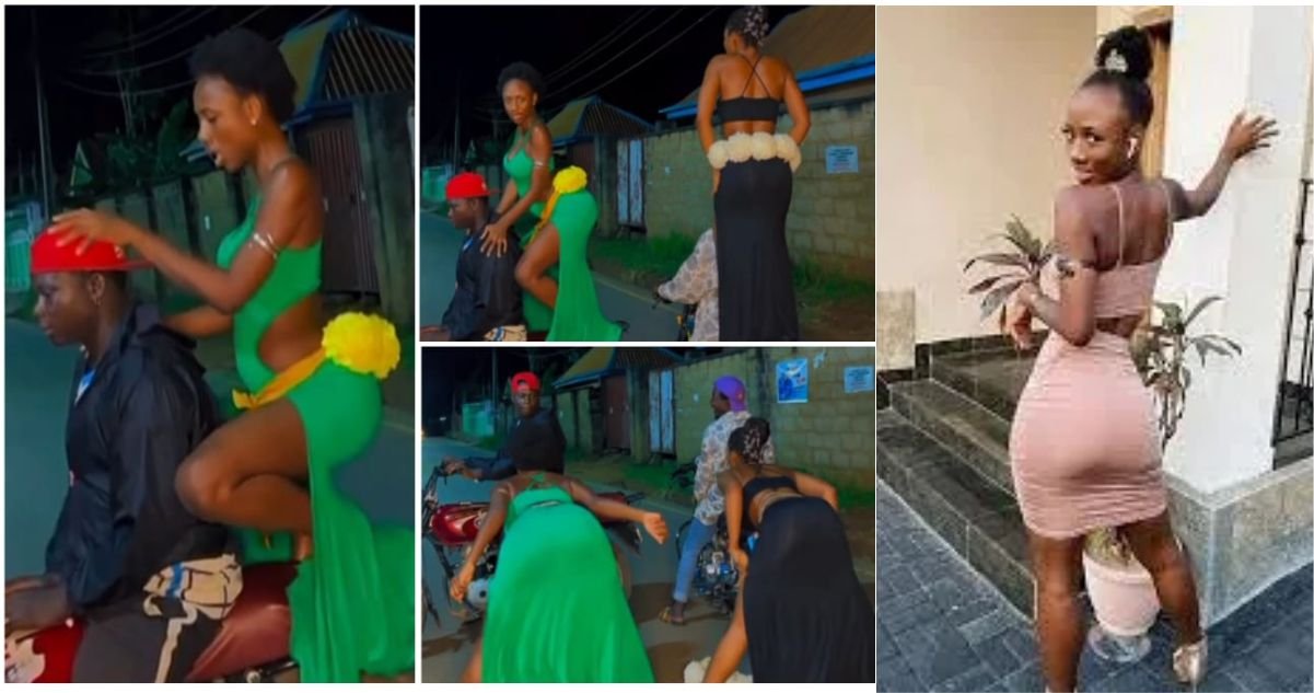 Korra Obidi stirs reactions after disclosing what Okada man requested from her after twerking on his bike with Janemena