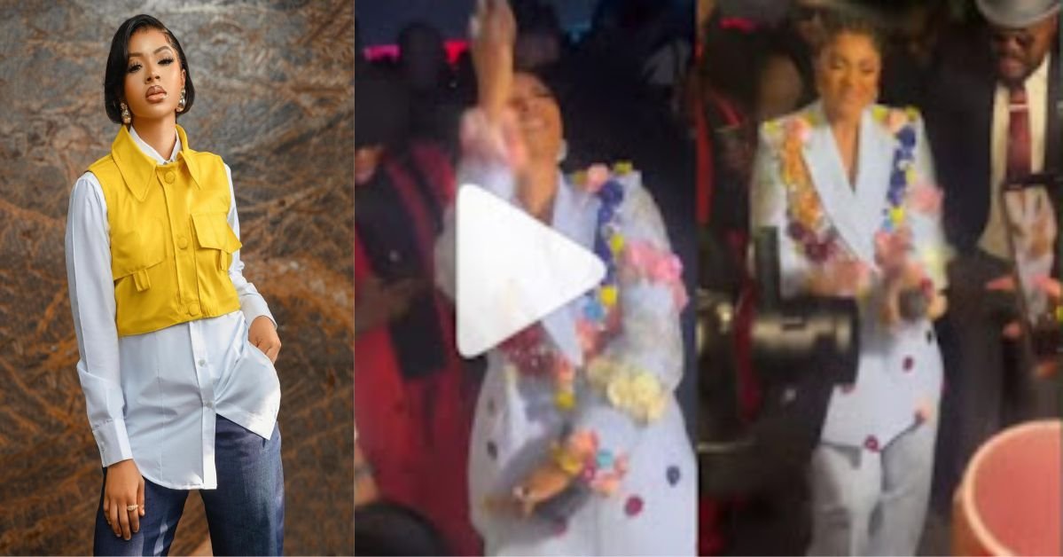 “Liquorose With The Energy”- Fans Hails BBNaija’s Liquorose As She Dance At AMVCA Award (Video)