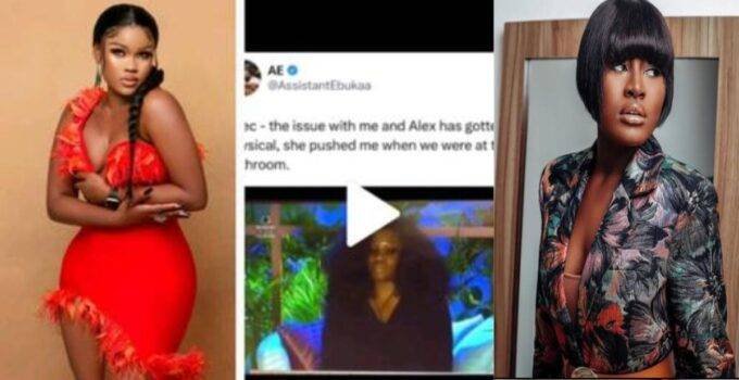 "Alex Pu$hed Me In The Bathroom, The Issue Between I And Alex Has Gone Phy$ical...."- CeeC Tells Biggie (VIDEO)