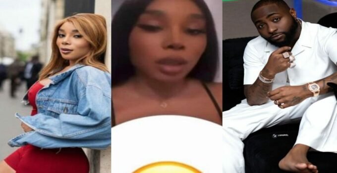 Anothet Davido’s pregnant baby mama, Ivana Bay cries for help as she bleeds (Screenshots)