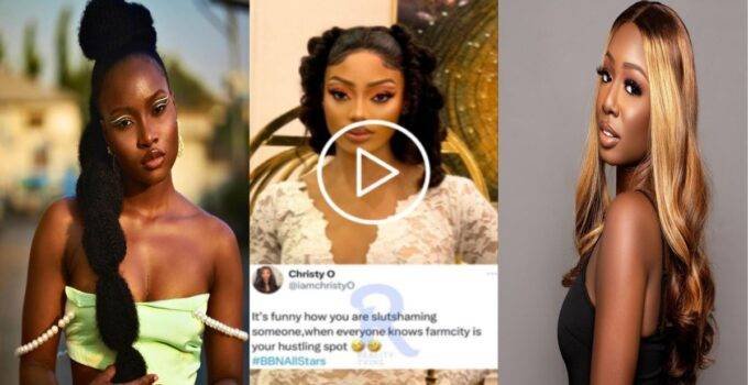 It’s Funny How you are Sl**tsh@ming Someone, when Everyone knows Farmcity is your Hustling Spot” – Christy O shades TolaniBaj