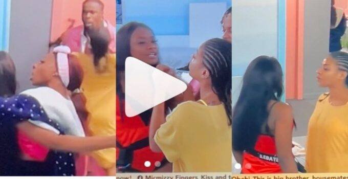 Broken Bottles Everywhere After Last Night Party: Moment Ilebaye Confronts Neo And Venita Over Neo’s Flïrtatious Behavïor (Video)