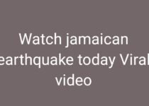 Watch jamaican earthquake today Viral video