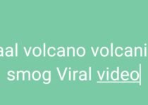 Watch taal volcano volcanic smog Viral video on Twitter and Facebook