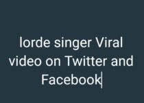 lorde singer Viral video on Twitter and Facebook