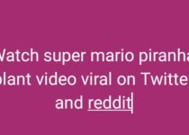 Watch super mario piranha plant video viral on Twitter and reddit