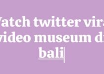 Watch twitter viral video museum di bali
