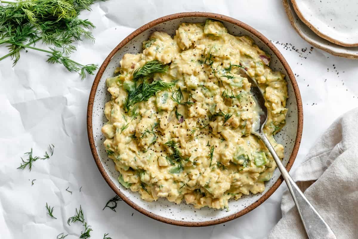 Easy Curried Chickpea Salad
