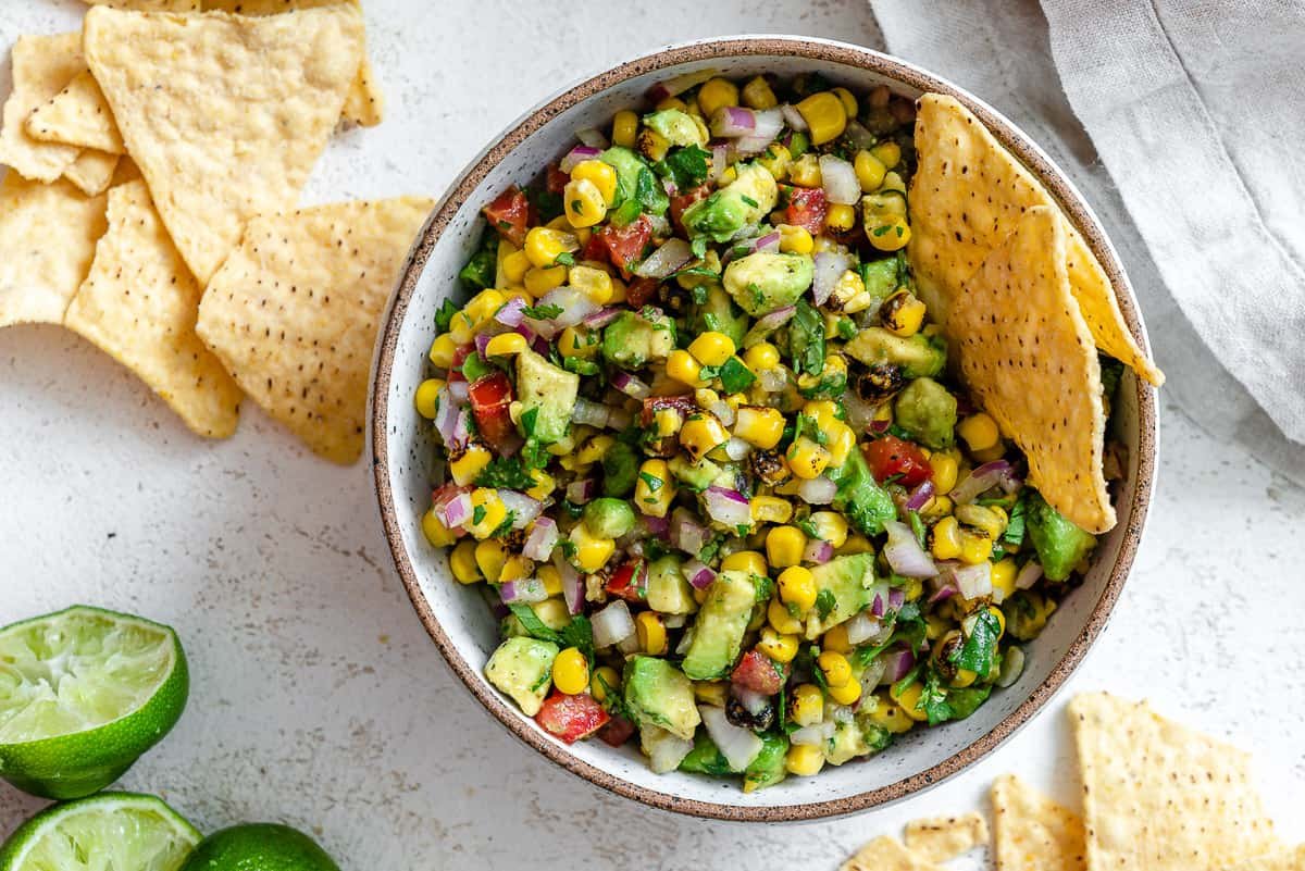 Roasted Chili Corn Salsa (2 Ways)