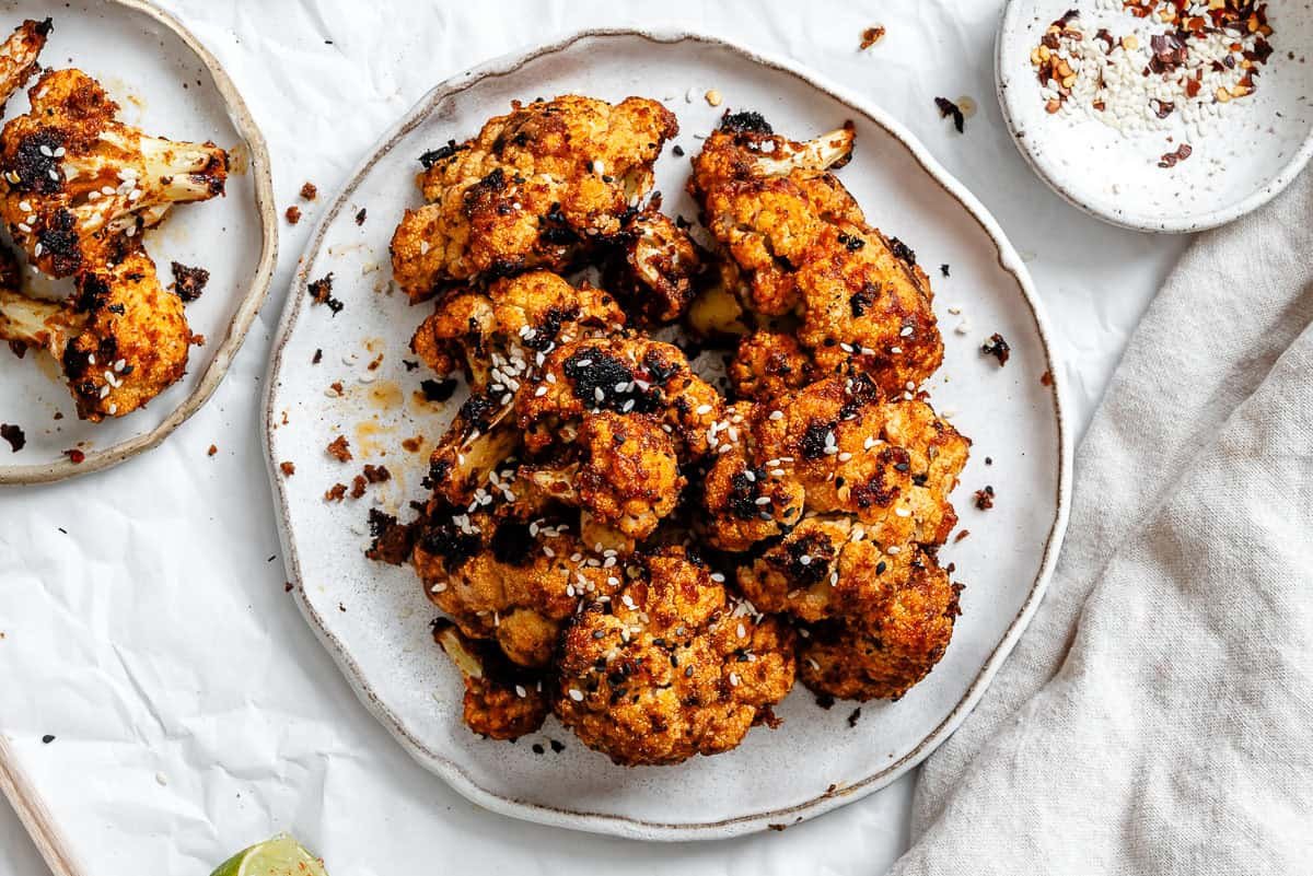 Spicy Roasted Cauliflower