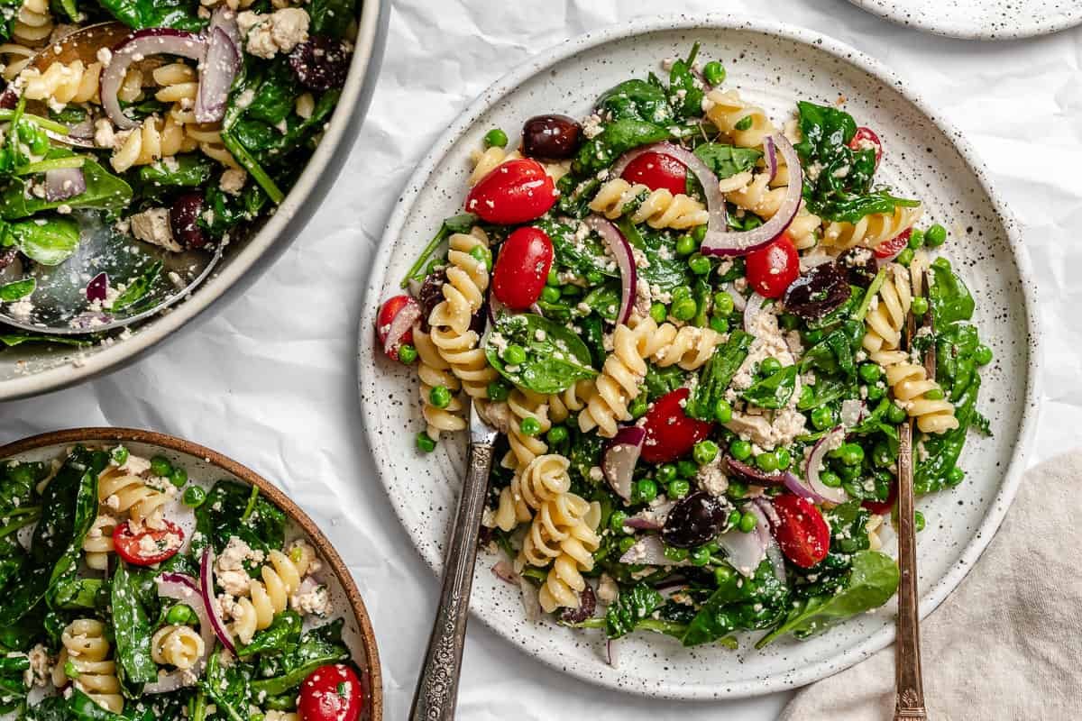 Spinach Pasta Salad