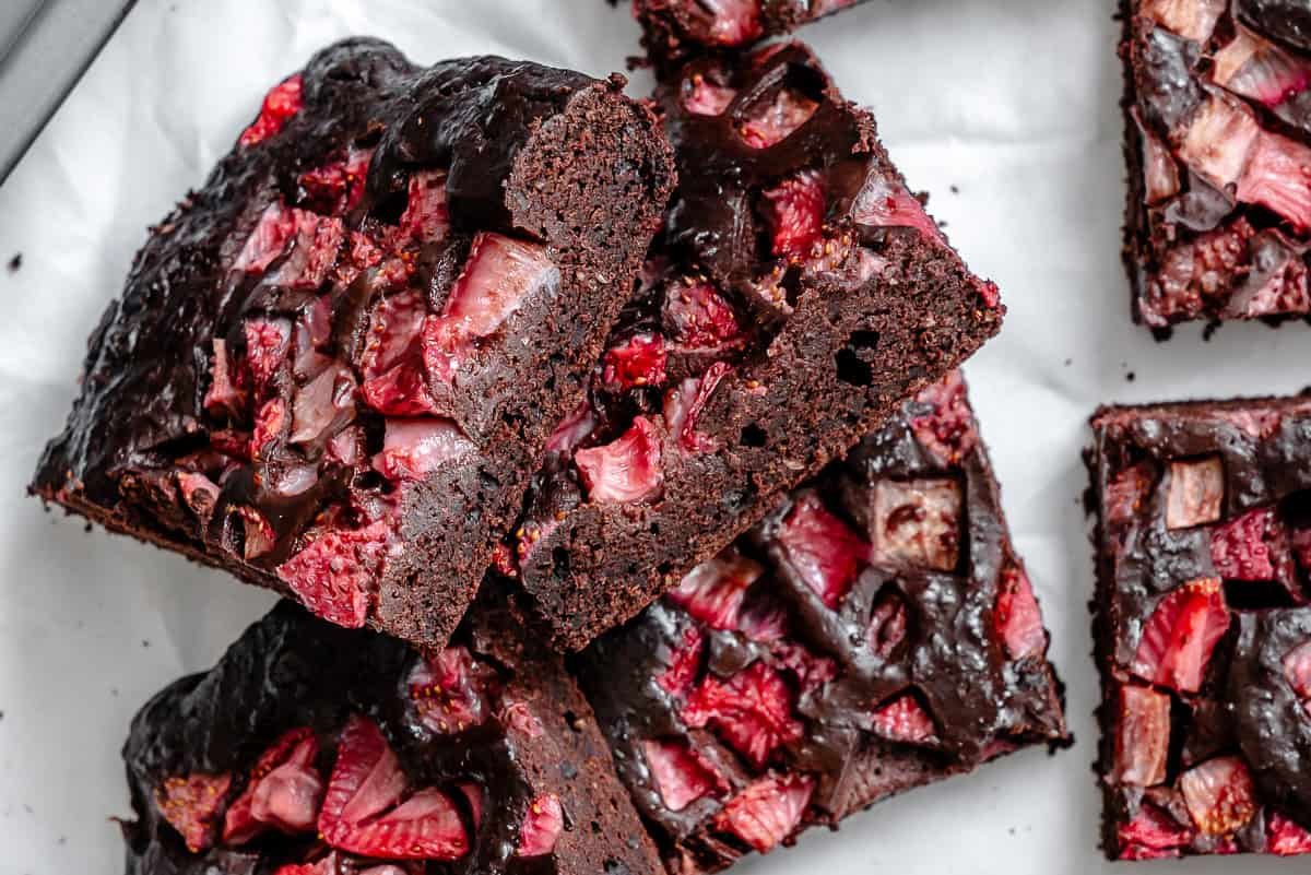 Strawberry Brownies
